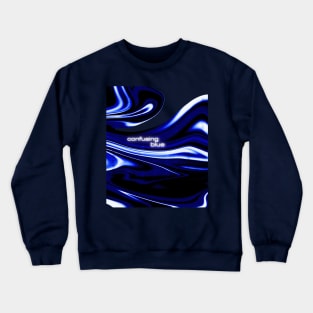 Blue Vintage Cybercore Crewneck Sweatshirt